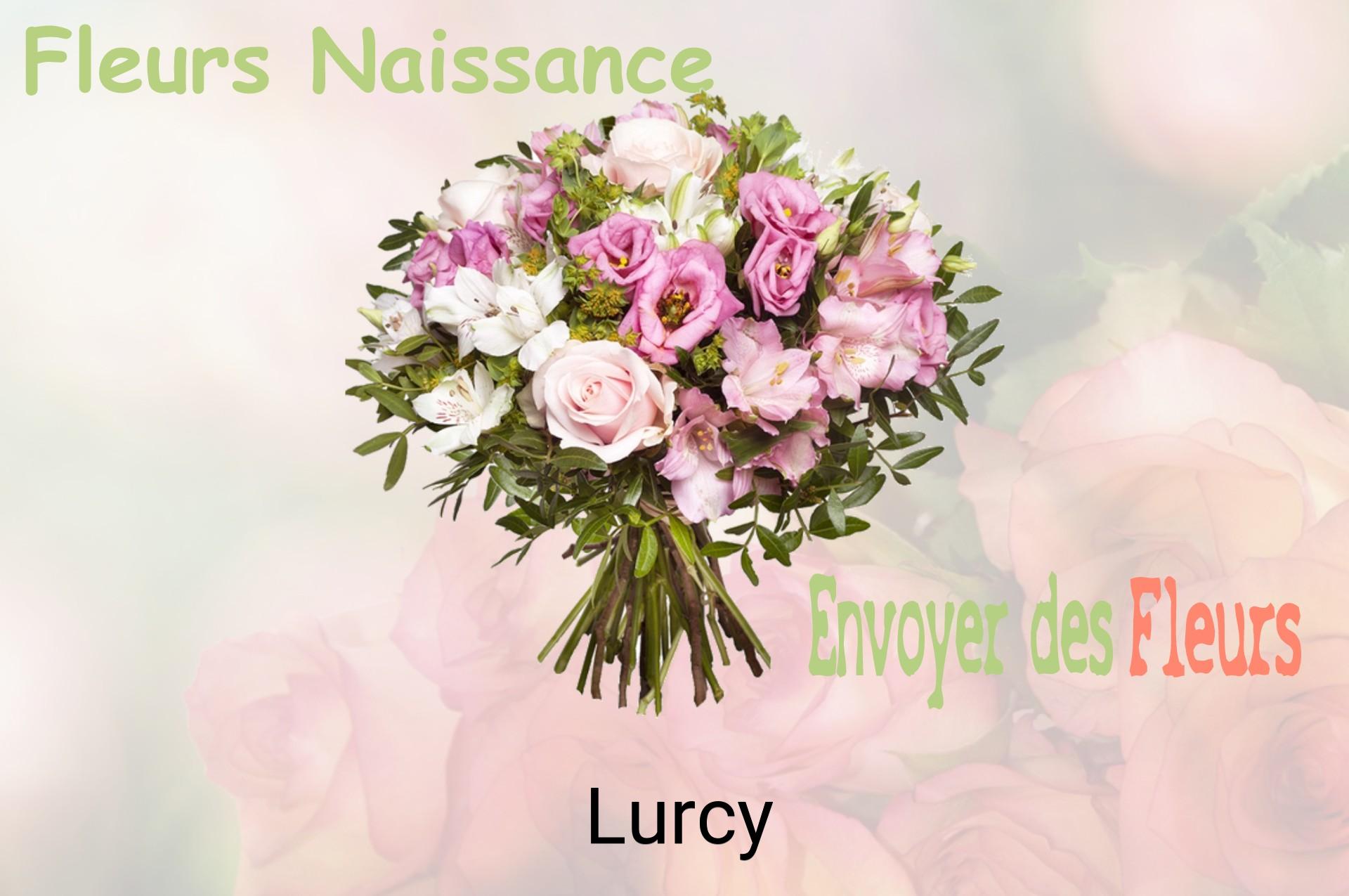 Bouquet de fleurs de naissance livré à Lurcy